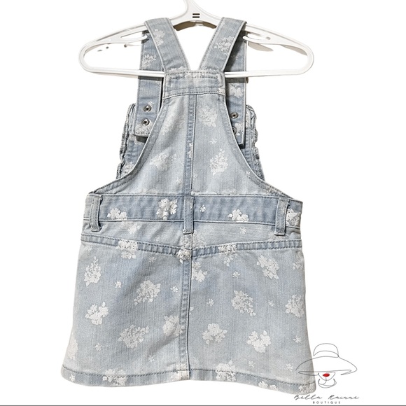 1989 PLACE Denim Over-all Dress - Picture 2 of 4